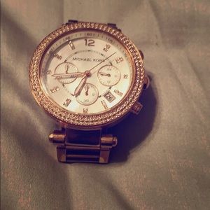 Michael Kors rose gold watch
